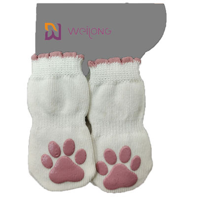 ปกป้อง Paws Custom Pet Socks สำหรับ Cat / Dogs Anti Slip