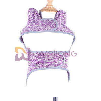 Warp Fleece Lining Dog ความวิตกกังวลเสื้อกั๊ก Jacket ขนแกะสีม่วง Dog Coat
