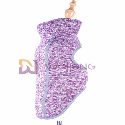 Warp Fleece Lining Dog ความวิตกกังวลเสื้อกั๊ก Jacket ขนแกะสีม่วง Dog Coat