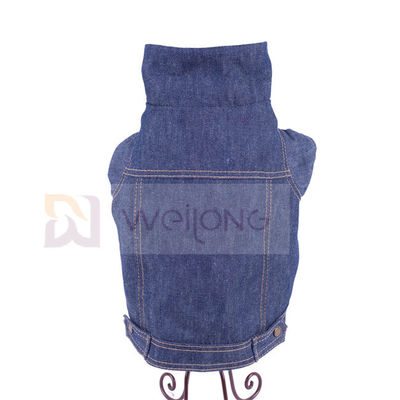 100% Poly Berber Pet Denim Jacket สุนัขฤดูหนาว Blue Jean Jacket