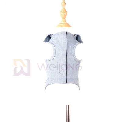 ฤดูใบไม้ผลิฤดูร้อน Pet Coat Blue Vintage Washed Pet Denim Jacket สำหรับ สุนัข Cat