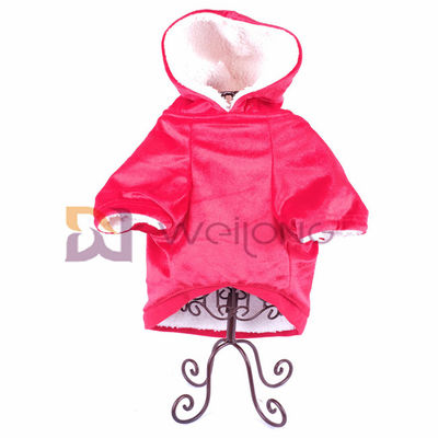 ฤดูใบไม้ร่วงเงา Velour สัตว์เลี้ยง Hoodie นุ่มและอบอุ่น BSCI เสื้อแจ็คเก็ตสุนัขคริสต์มาส