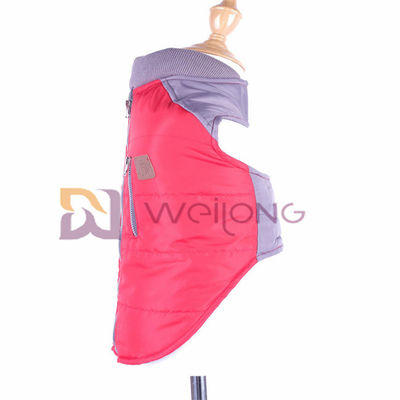 Faux Zipper Pocket Velcro เปิดเสื้อแจ็คเก็ตสำหรับสุนัข ฤดูใบไม้ร่วง / Winter