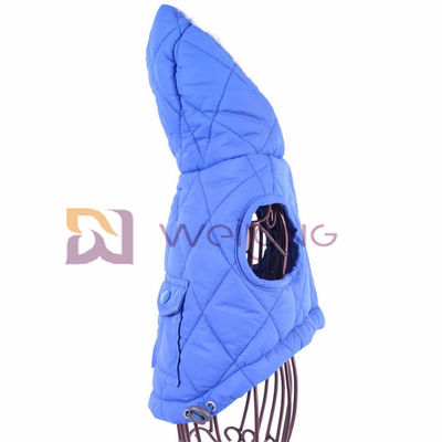 ปรับได้พอดี Poly Taffeta Lining เสื้อผ้าสุนัขน่ารัก Blue Pongee Quilting Rabbit Xxs Puppy Clothes