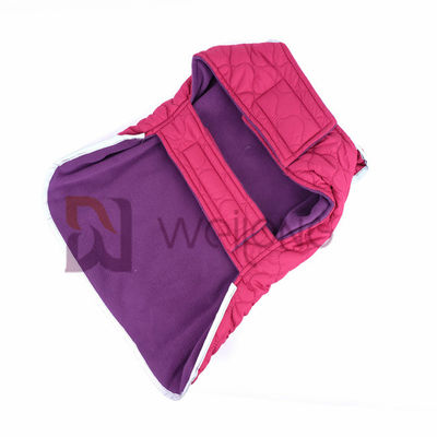 เสื้อสุนัขลายสก๊อตแบบย้อนกลับ Windproof แถบสะท้อนแสง Poly Pongee Waterproof Dog Jacket