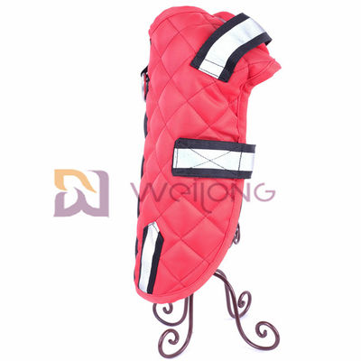 ผ้า Oxford Dog Pet Jacket อบอุ่นกันน้ำ BSCI สะท้อนแสง Dog Wear