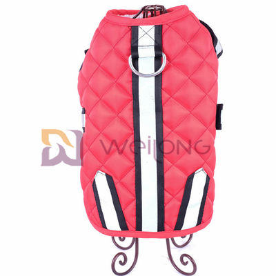 ผ้า Oxford Dog Pet Jacket อบอุ่นกันน้ำ BSCI สะท้อนแสง Dog Wear