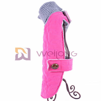 โพลีเอสเตอร์ Wadding Collar เสื้อกันหนาวสุนัขถัก WMT สำหรับสุนัข Warm