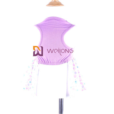 ที่กำหนดเอง CVC Jersey Rainbow Pet Dress พิมพ์ดิจิตอล Pongee dog tutu skirt
