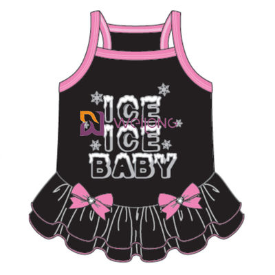 Bowknot Princess Vest Sundress ชุดสุนัขหรูหรา / เสื้อผ้าสุนัขแฟนซี