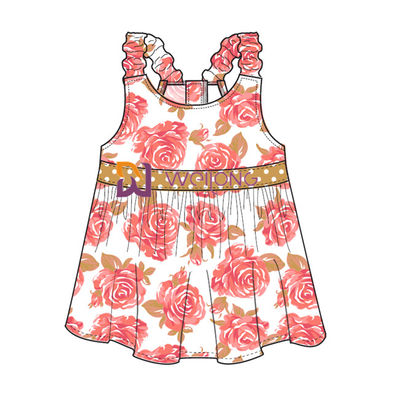 Digital Print Hawaii Rose ชุดสายรัดสุนัขที่กำหนดเองสำหรับสัตว์เลี้ยง
