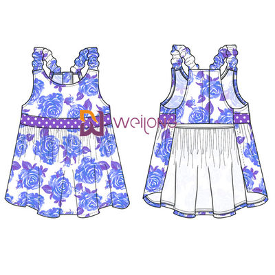 Digital Print Hawaii Rose ชุดสายรัดสุนัขที่กำหนดเองสำหรับสัตว์เลี้ยง