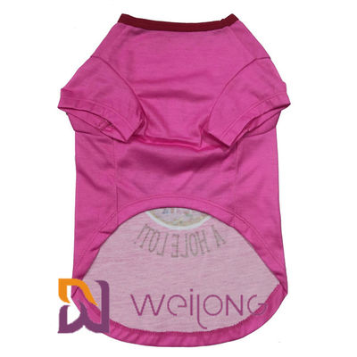สีเสื้อวันเกิดลูกสุนัขพิมพ์ลายยาง 180G