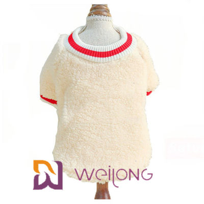 เสื้อยืดสัตว์เลี้ยงแขนสั้นถักซี่โครงให้ความอบอุ่น Soft Sherpa T เสื้อสำหรับ Dog