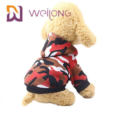 เสื้อยืด PET ที่กำหนดเองพิมพ์ดิจิตอล Camo Dog Hoodie / เสื้อสเวตเตอร์