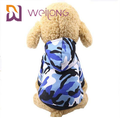 เสื้อยืด PET ที่กำหนดเองพิมพ์ดิจิตอล Camo Dog Hoodie / เสื้อสเวตเตอร์