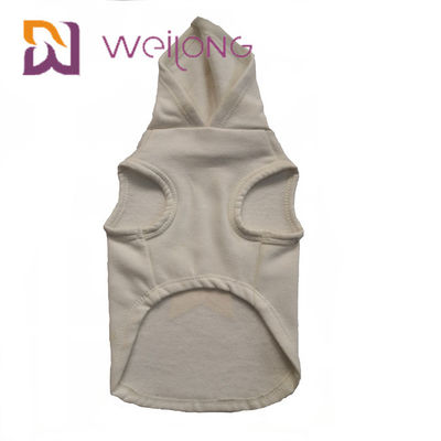 รูปแบบที่ปรับแต่งได้ CVC Cotton Dog Hoodie พร้อมพิมพ์ยาง