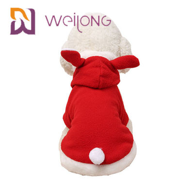 เครื่องแต่งกายกระต่ายอีสเตอร์คอสเพลย์ฮัลโลวีนกระต่ายสัตว์เลี้ยง Hoodie 100% Polar Fleece สำหรับ Cat Dog
