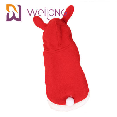 เครื่องแต่งกายกระต่ายอีสเตอร์คอสเพลย์ฮัลโลวีนกระต่ายสัตว์เลี้ยง Hoodie 100% Polar Fleece สำหรับ Cat Dog