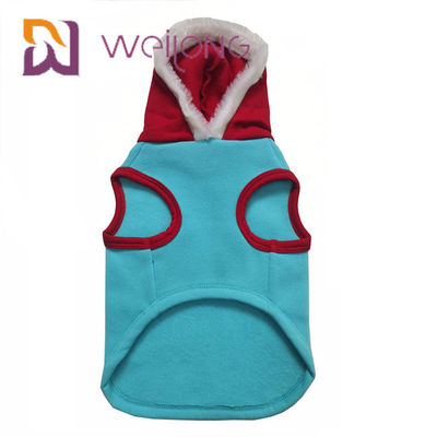 CVC Fleece Winter Pet Hoodie เสื้อผ้าคริสต์มาส Cat Dog Hoodie เสื้อกันหนาวกับซานตาคลอส