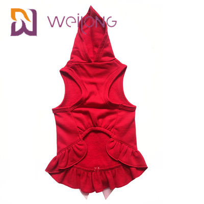 โบว์ซาตินพิมพ์ Golden Deer Dog Winter Coat Red Christmas Hoodie For Dogs cats