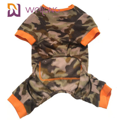 Poly Fleece Winter Pet Pajama Camo Skull สุนัขขนแกะ Onesie
