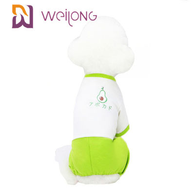 Poly French Terry Pet Pajama กระโปรงฤดูร้อน Custom Pajamas For Dogs Cat