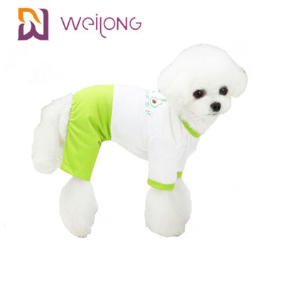 Poly French Terry Pet Pajama กระโปรงฤดูร้อน Custom Pajamas For Dogs Cat