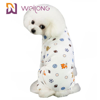 Kweilong การปรับแต่งแบบเต็ม Dog Cat Pet Holiday Pyjamas พิมพ์ T - Shirt