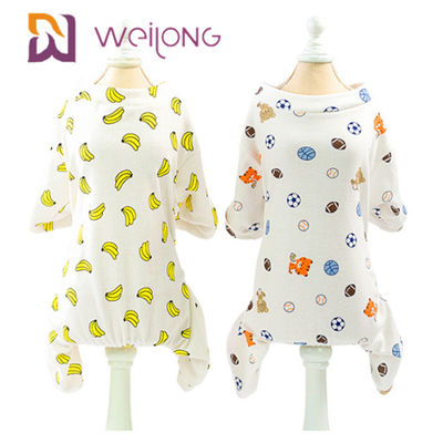 Kweilong การปรับแต่งแบบเต็ม Dog Cat Pet Holiday Pyjamas พิมพ์ T - Shirt