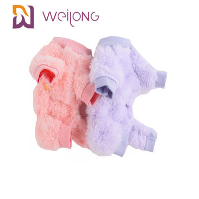 Breathable สุนัข Cat Pet Pajama Poly Soft Sherpa ชุดนอนสุนัขน่ารัก