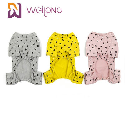 การปรับแต่งเสื้อสเวตเตอร์ฤดูใบไม้ร่วง / ฤดูหนาว Pet Pajama BSCI Dog Fleece Onesie