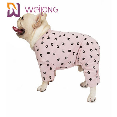 การปรับแต่งเสื้อสเวตเตอร์ฤดูใบไม้ร่วง / ฤดูหนาว Pet Pajama BSCI Dog Fleece Onesie