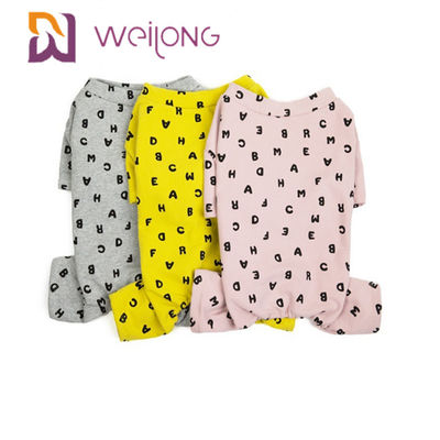 การปรับแต่งเสื้อสเวตเตอร์ฤดูใบไม้ร่วง / ฤดูหนาว Pet Pajama BSCI Dog Fleece Onesie