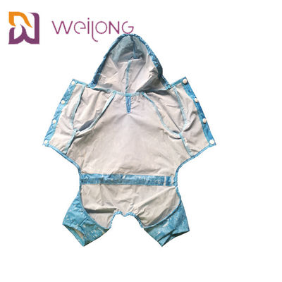เสื้อกันฝนสำหรับสัตว์เลี้ยงแบบสะท้อนแสงสำหรับสุนัข Cat ในฤดูฝน Customized Dog Rain Gear