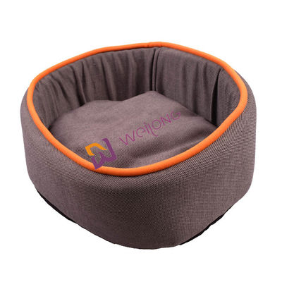 Round Flax Donut เตียงสุนัขซักได้อย่างเต็มที่ Self Warming BSCI dog comfort bed