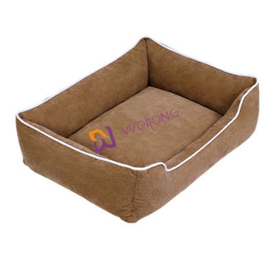 Corduroy การคุ้มครองสิ่งแวดล้อม Self Warming Pet Bed PP Cotton Orthopedic dog โซฟาเบด