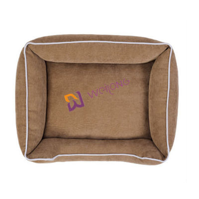 Corduroy การคุ้มครองสิ่งแวดล้อม Self Warming Pet Bed PP Cotton Orthopedic dog โซฟาเบด