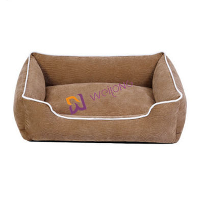 Corduroy การคุ้มครองสิ่งแวดล้อม Self Warming Pet Bed PP Cotton Orthopedic dog โซฟาเบด