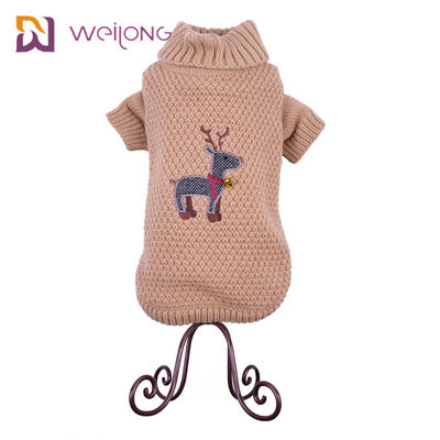 เสื้อกันหนาวหมวกสุนัขขนแกะพร้อมหมวกสุนัขถัก Jumpers