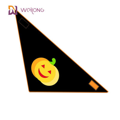 สไตล์ฮาโลวีน WMT Pet Bandana Cotton Poplin ความยาวกลับ 15 &quot;- 24&quot; ผ้าพันคอสุนัขแบบกำหนดเอง