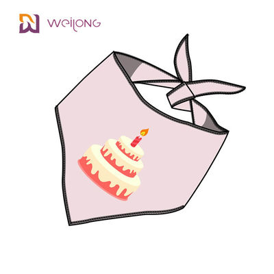 Cupcake Pattern Pet Bandana สำหรับชุดวันเกิดอุปกรณ์เสริม Party Supplies