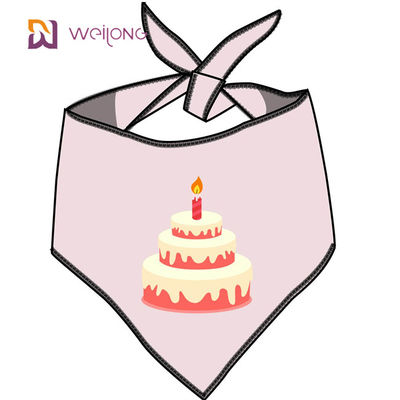 Cupcake Pattern Pet Bandana สำหรับชุดวันเกิดอุปกรณ์เสริม Party Supplies